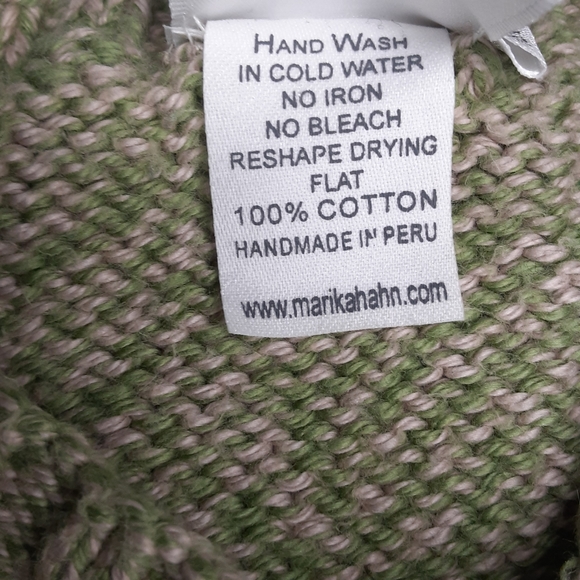 Marika Hahn ugly Christmas sweater knitted sweater green size 12m - Picture 5 of 5